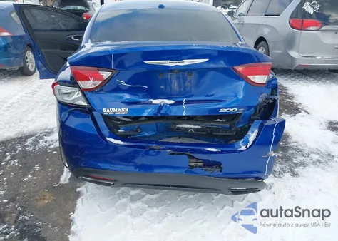 2015 Chrysler 200 S из США, поврежденный, VIN 1C3CCCBBXFN698749